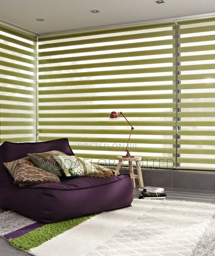 Office Zebra Roller Blinds – Reduce Glare
