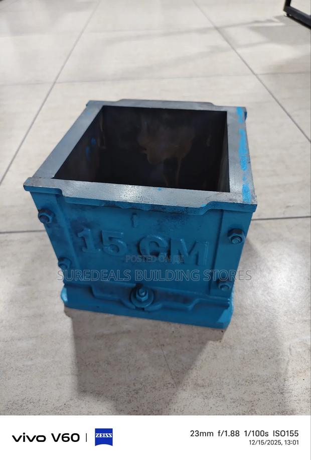 Cast Iron Concrete Testing Cube Moulds.150*150*150mm - main view