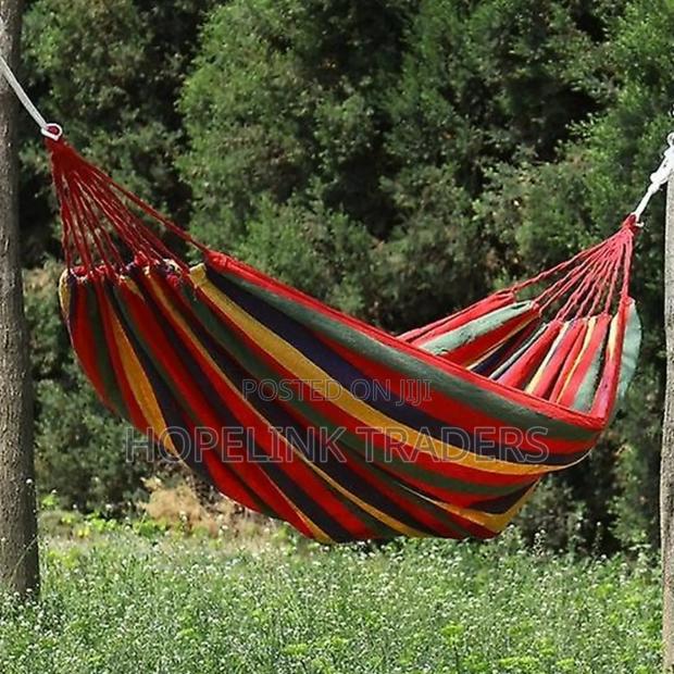 Stripped Outdoor Hammock - main view