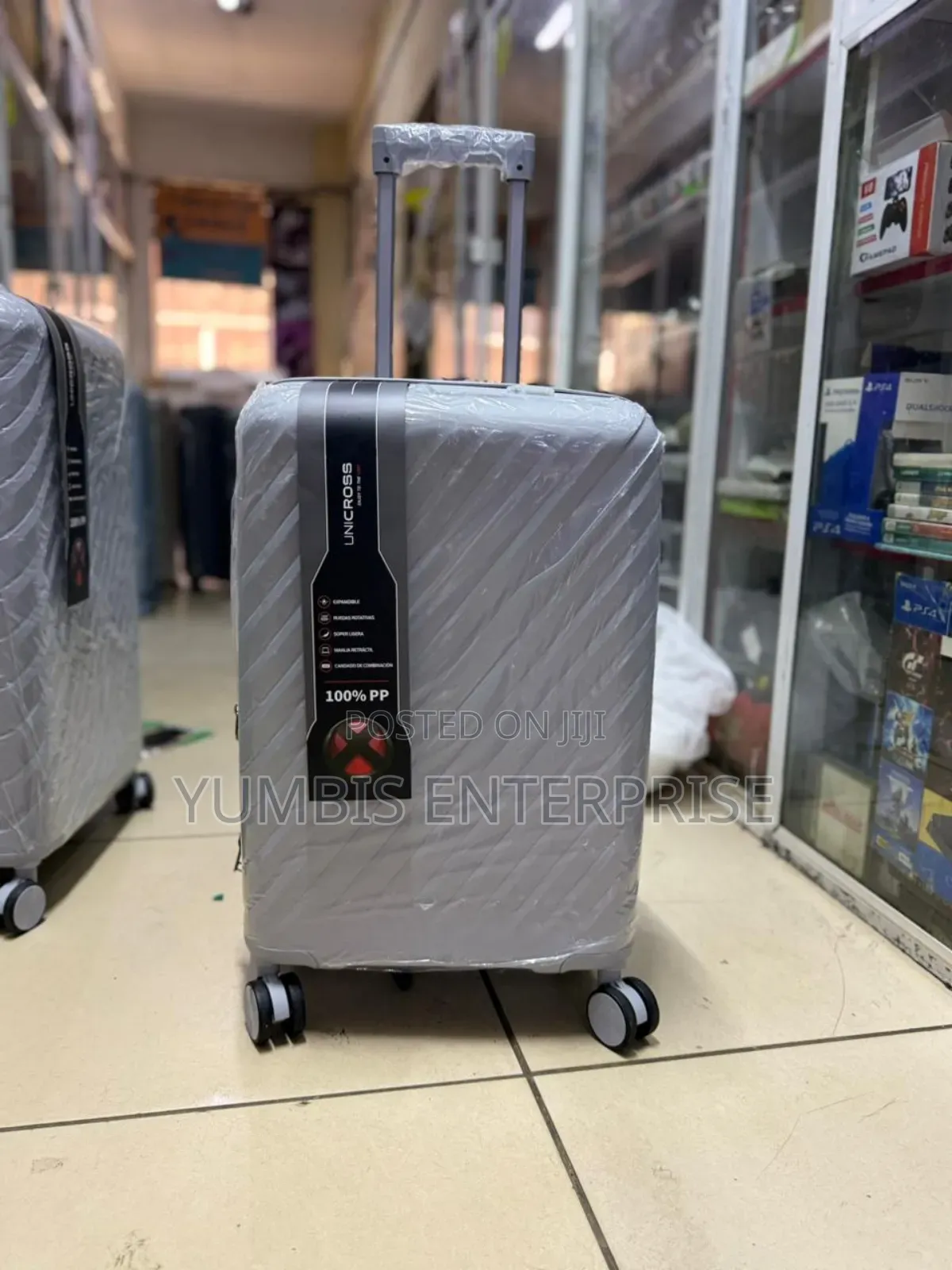 Small Gray Light Rubber Suitcase (2000 KSH