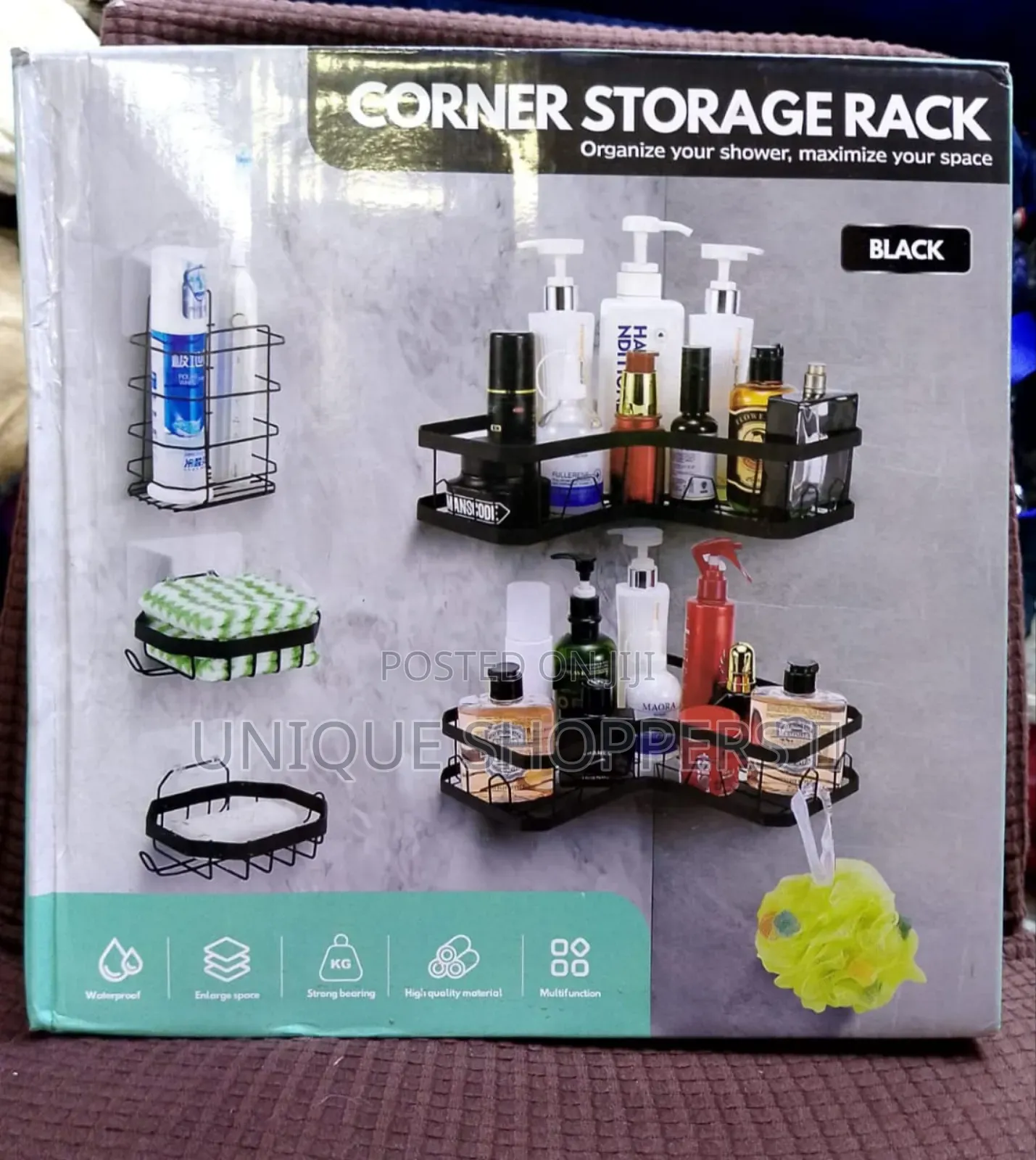 5 Piece Corner Racks
Colours White and Black.