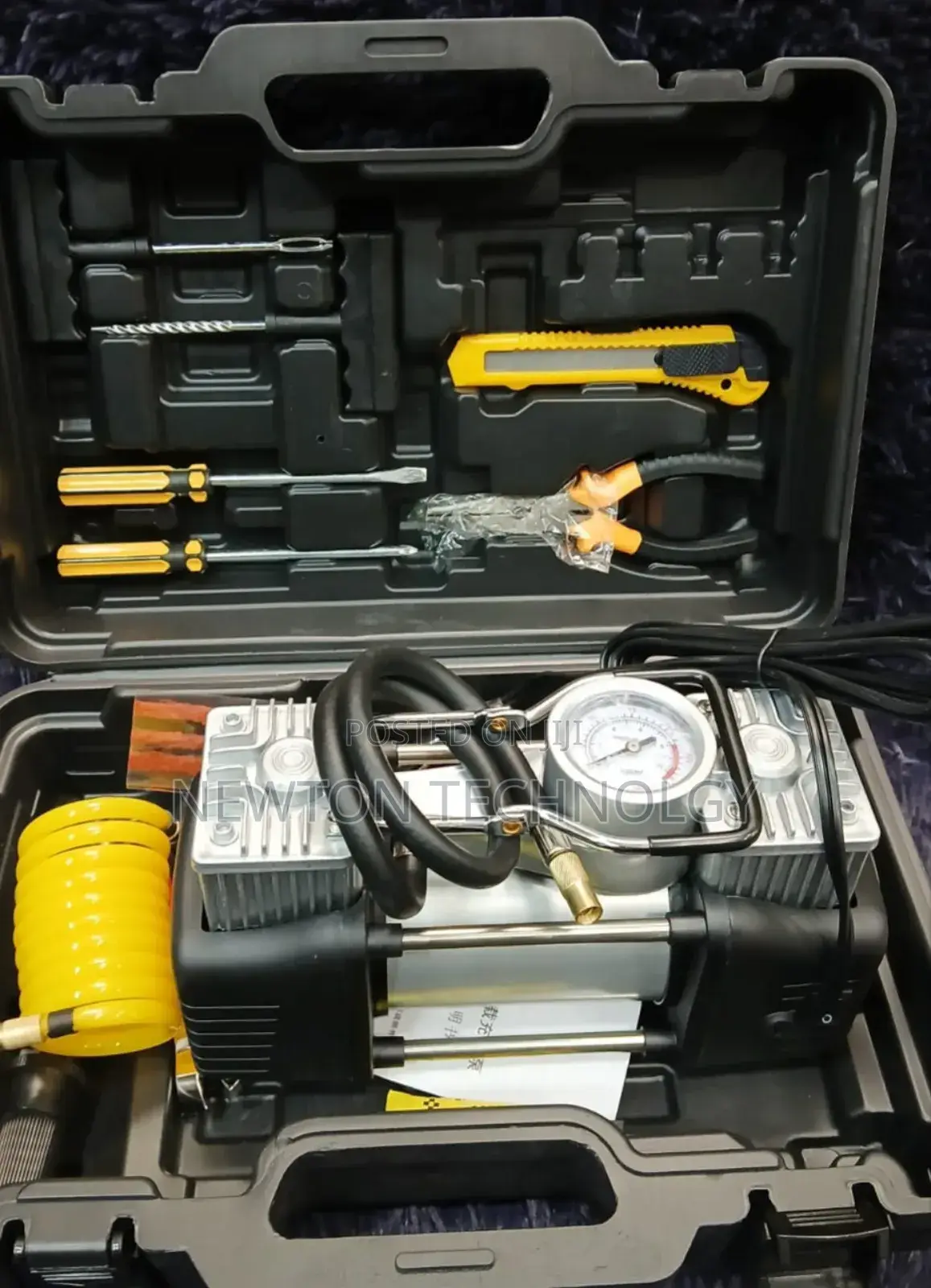 Air Compressor With Tools