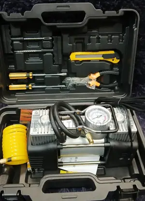 Air Compressor With Tools
