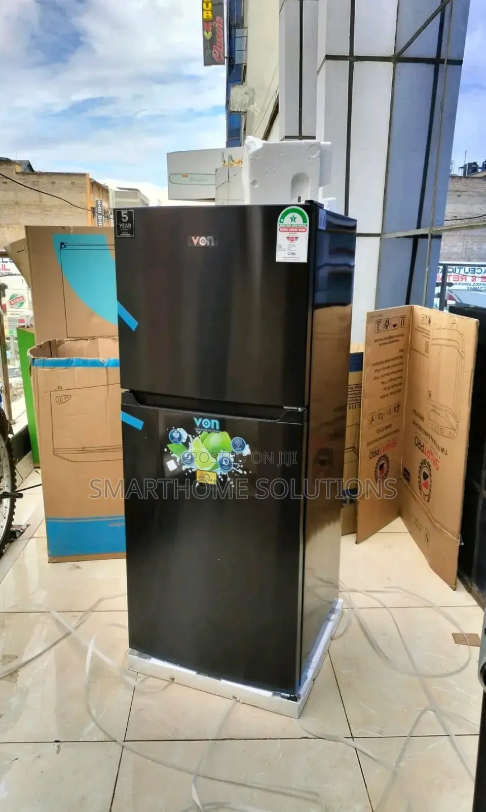 Von Fridge Tmf Vrt - 182nrak 181litres ,Dark Inbox (No  Frost)