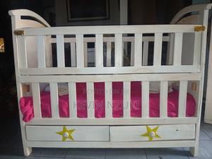 White Baby Cot - main view