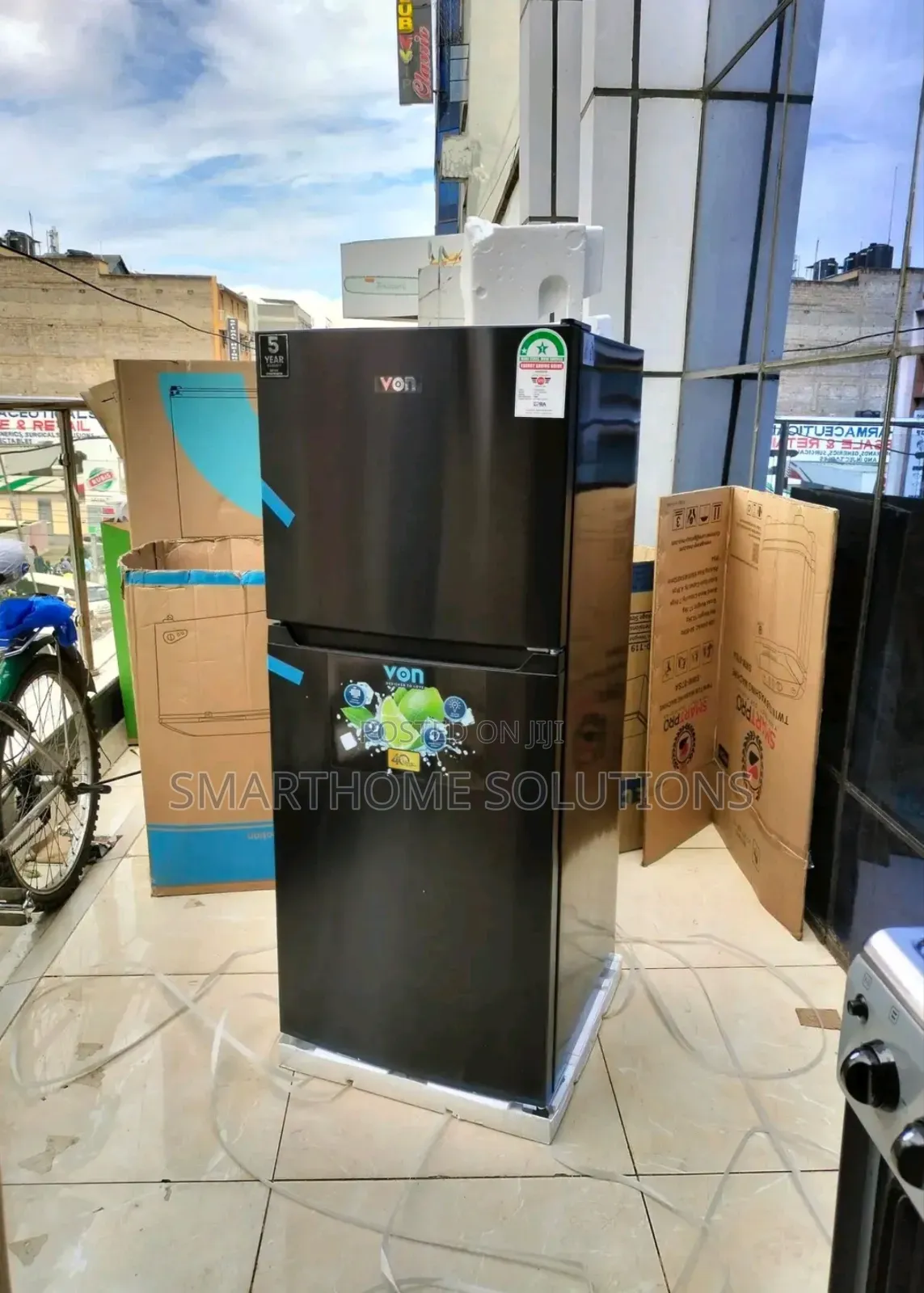 No Frost Von Fridge 182litres,Dark Inbox Refrigerator