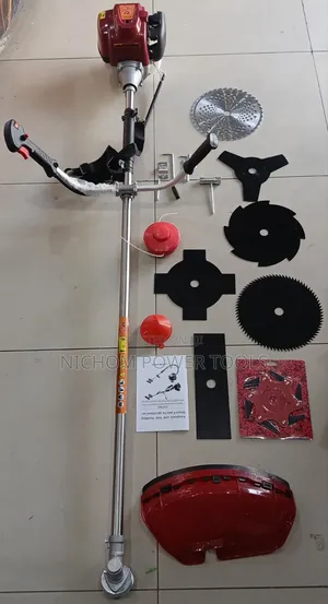 Jt Max Side Pack 4 Stroke Brush Cutter With 8 Blades/Grass Cutter