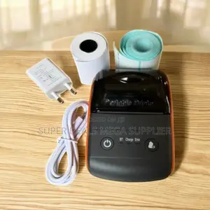 58mm Mini Wireless Bluetooth Receipt Barcode Label Printer 90mm/S