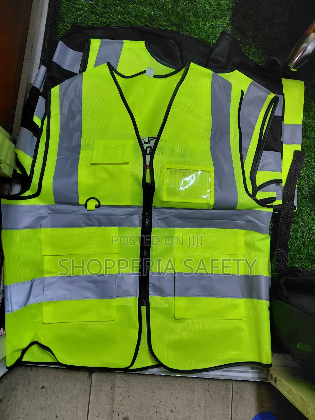 Reflectors With Pockets- Luminous Green