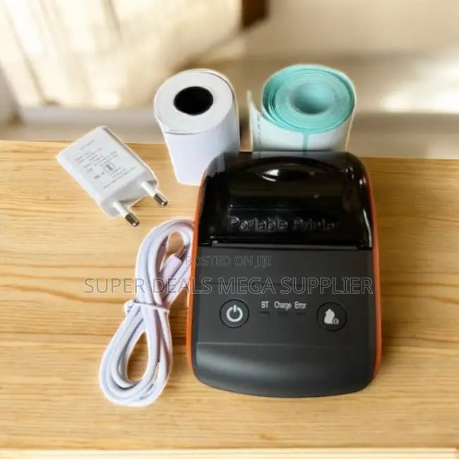 Wireless 58mm 203dpi Bluetooth Portable Receipt Label Barcode Printer
