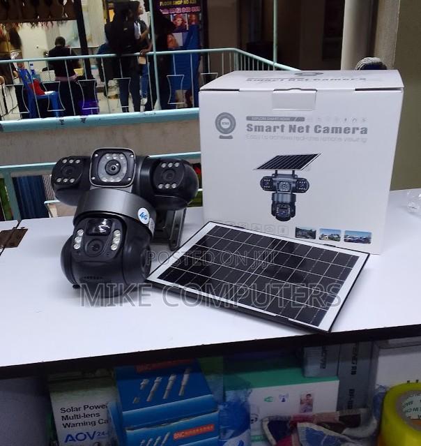 Solar Light Triple Lens 4g Camera PTZ 3 Lens Solar Street CCTV - main view