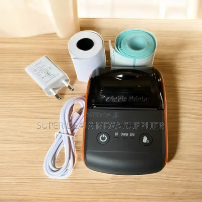 Wireless Bluetooth Support Receipt Barcode Label 58mm Mini Printer