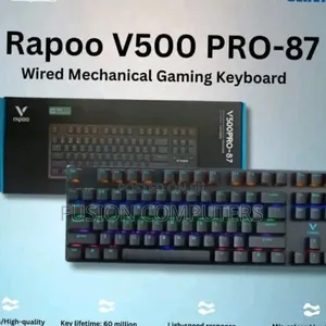 Rapoo V500 Pro Wired Usb Mechanical Gaming Keyboard
