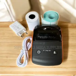 58mm 2 in 1bluetooth Mini Receipt Printer With Label Barcode Support