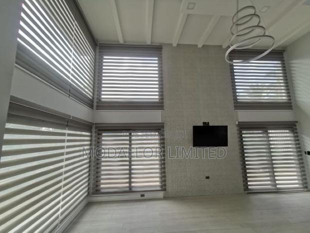 Zebra Day Night Blinds – Office Ready - main view