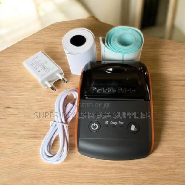 Bluetooth 58mm Mini Portable Receipt Barcode Label Pos Printer