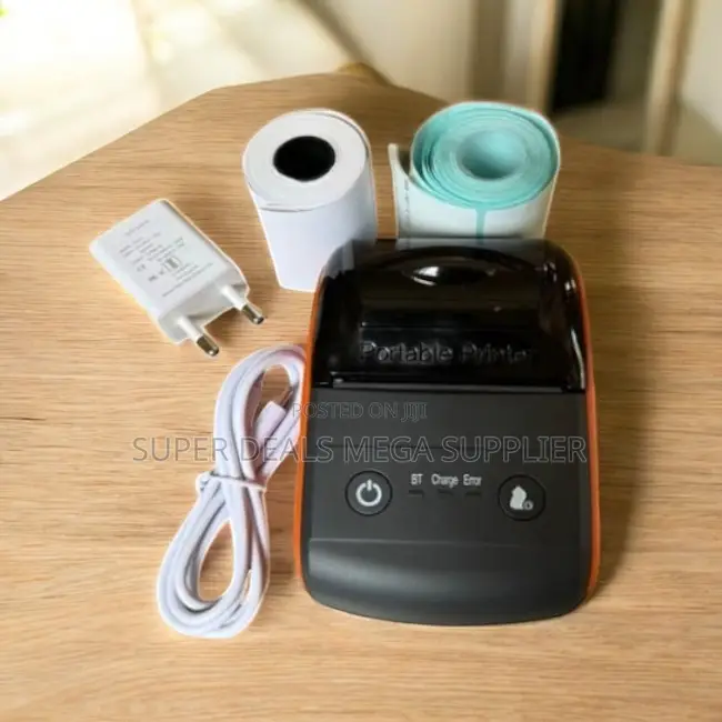 Bluetooth 58mm Mini Portable Receipt Barcode Label Pos Printer