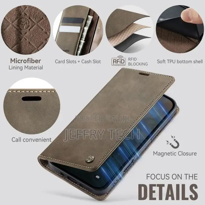 Briner Casme iPhone 17 Air Caseme Leather Flip Cover-Brown