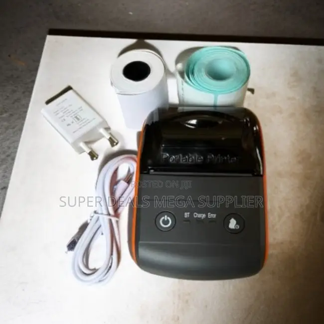 58mm Mini Wireless Bluetooth Receipt Label Barcode Printer 203dpi