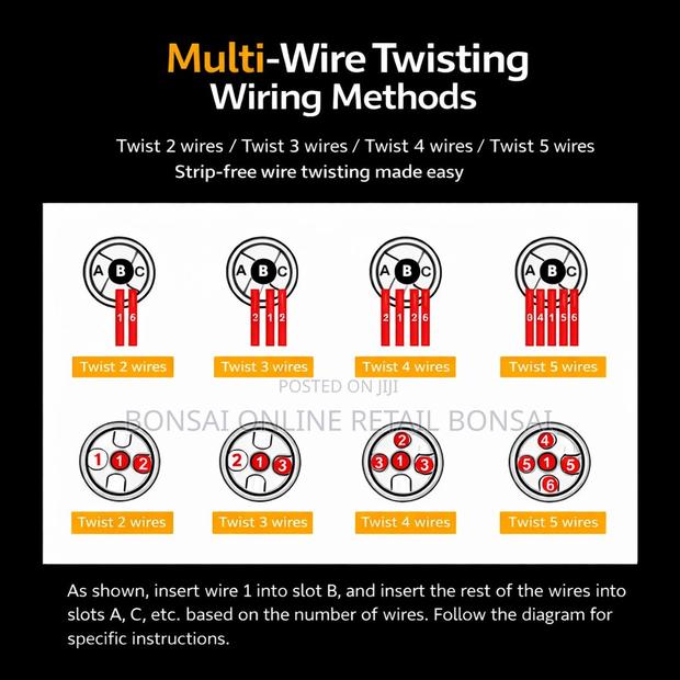 Electric Wire Twisting Tool Drill Attachment 2–5 Lines Connector - thumbnail 3