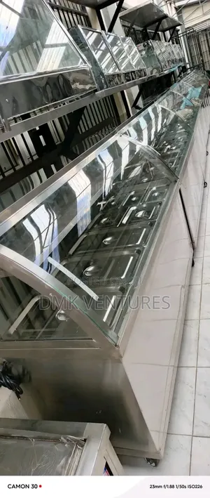 Ultimate C- Curved Stainless Food Warmer Display