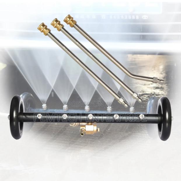 Dual-Function Undercarriage Pressure Washer Attachment and Water Broom - main view