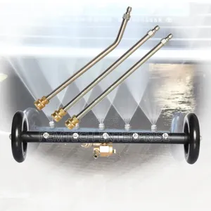 Dual-Function Undercarriage Pressure Washer Attachment and Water Broom