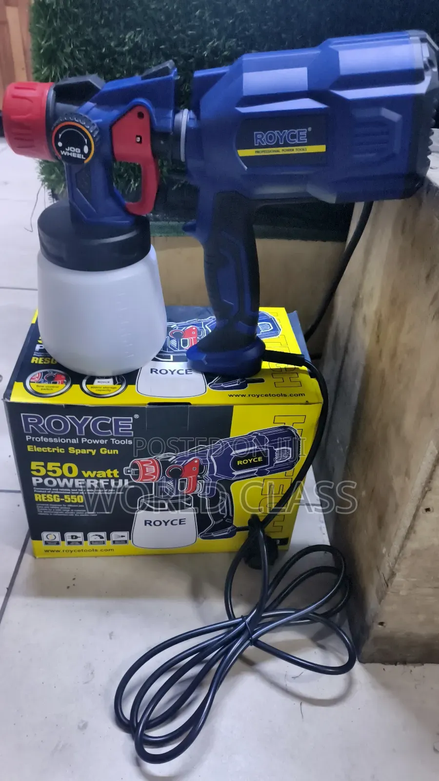 Commercial Electric 550w Royce Spray Gun