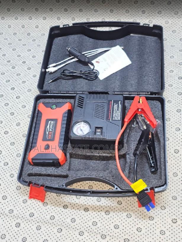 Portable Car Jump Starter With Air Compressor Power Booster Kit - main view