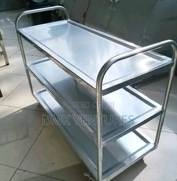 Ultimate 3 Phase Stainless Food Trolley - main view