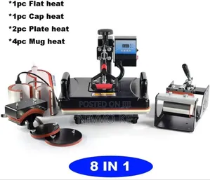 Eight in One Heat Transfer Machine