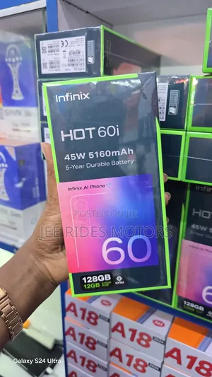 New Infinix Hot 60i 128 GB Red