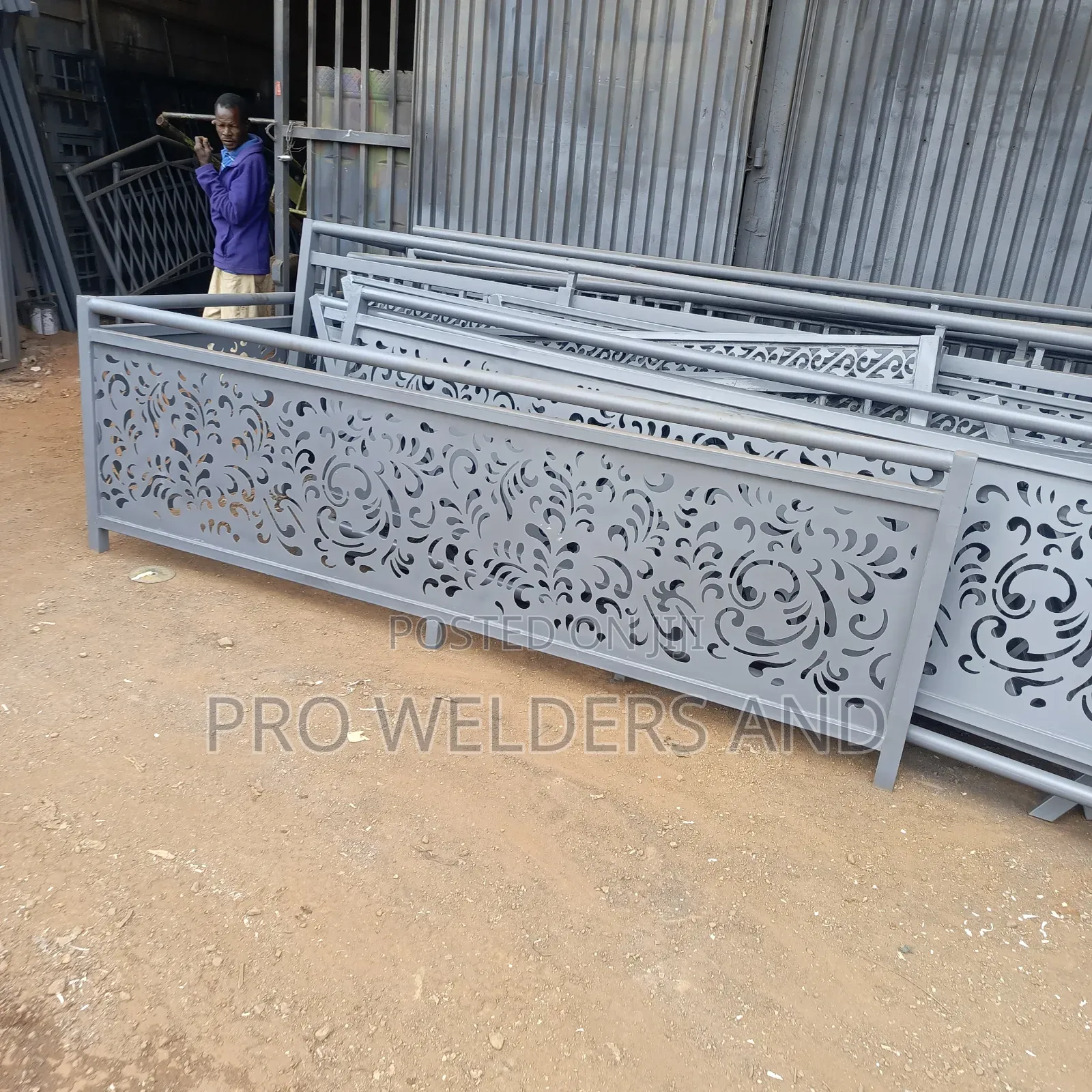 Modern Architectural Laser Cut Balcony Railings