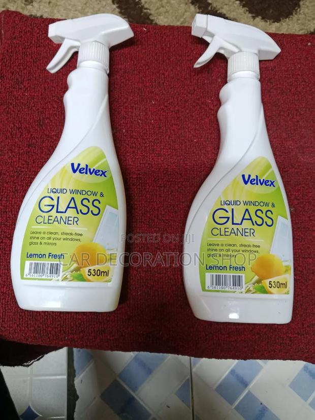 2pcs Velvex Glass Cleaner Dust Stain Remover 530ml Each
