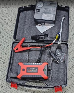 Car Emergency Jump Starter With Built-in Compressor Battery Booster - thumbnail 2