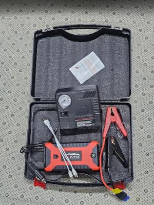 Car Jumper Starter With Tyre Inflator Car Battery Booster Power Pack