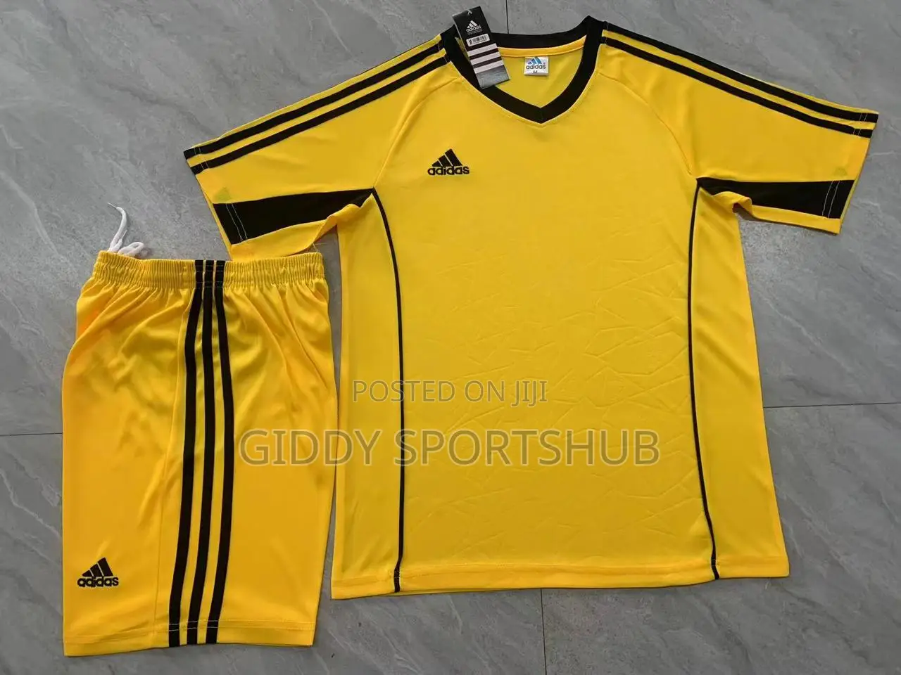 Games Uniforms Adidas Football Uniform Yellow