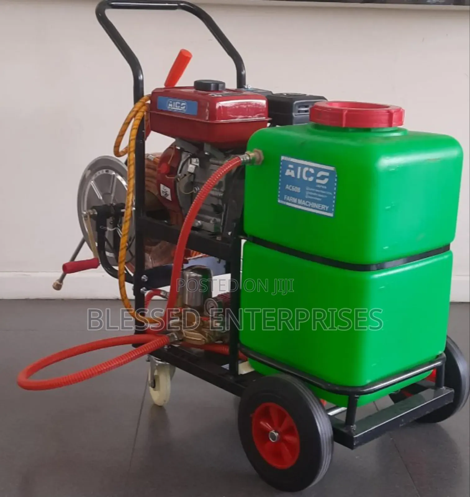 Aico Japan Petrol Engine Trolley Sprayer 60 Litres