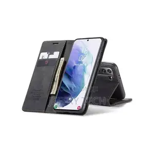 Nijuer Caseme Wallet Flip Leather Case for Samsung Galaxy S21