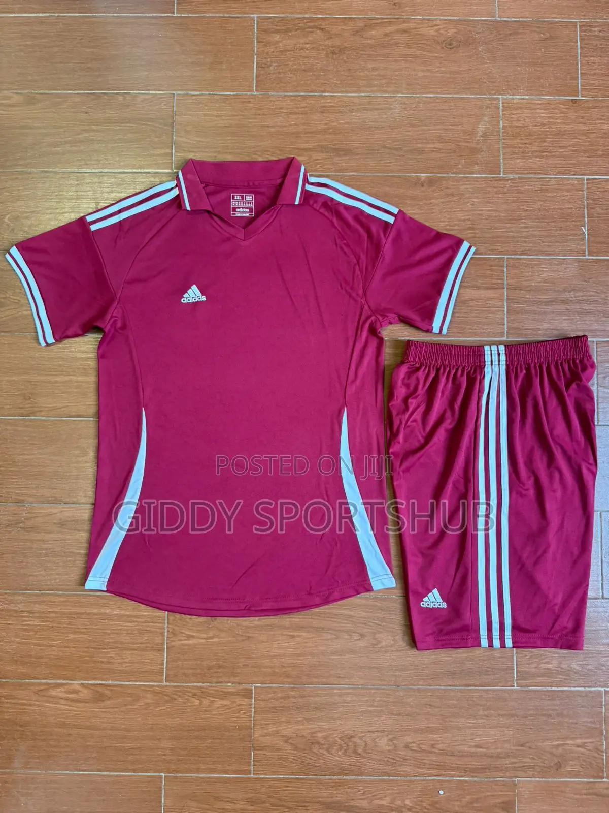 Adidas Soccer Uniform or School Games Kit Maroon