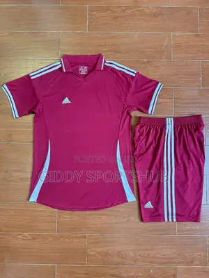 Adidas Soccer Uniform or School Games Kit Maroon