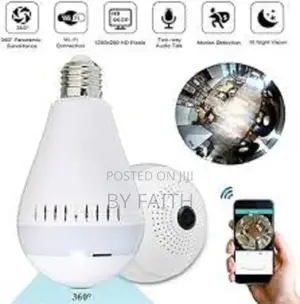V380 Pro Bulb Camera-V380 Home Security Wifi Bulb Camera