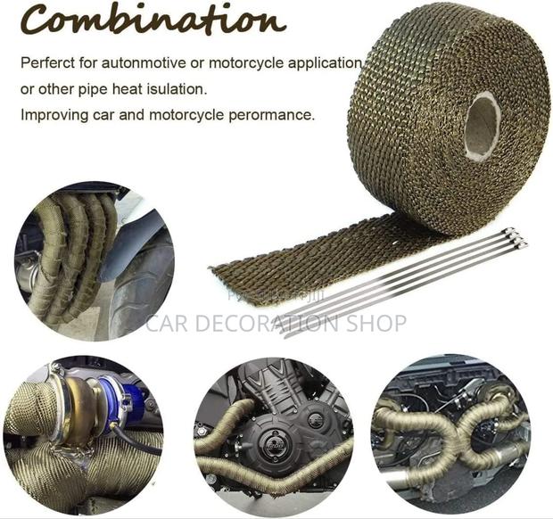 15mtr Roll Exhaust Heat Wrap Tape