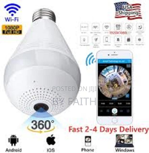 Efficient-Camera Bulb Smart Wifi Camera V380 Pro - main view