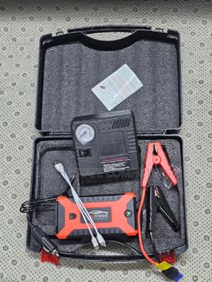 Car Jump Starter With Compressor Portable Automotive Emergency Kit - thumbnail 2