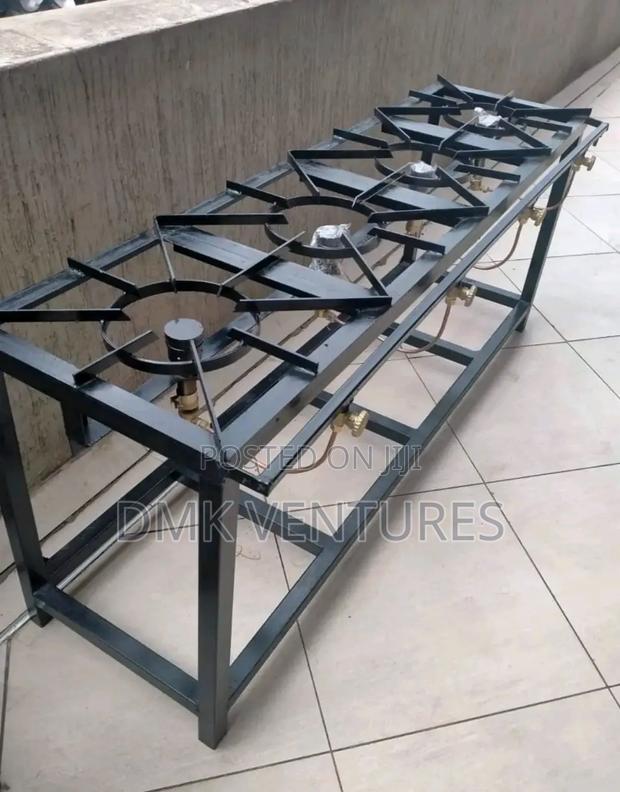 Ultimate Mild Steel Four Burner Gas Cooker - main view