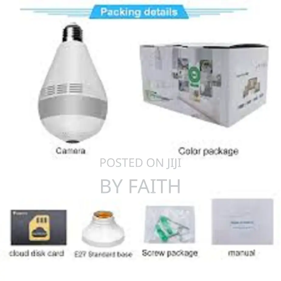 Top Best Camera Bulb Smart Wifi Camera V380 Pro