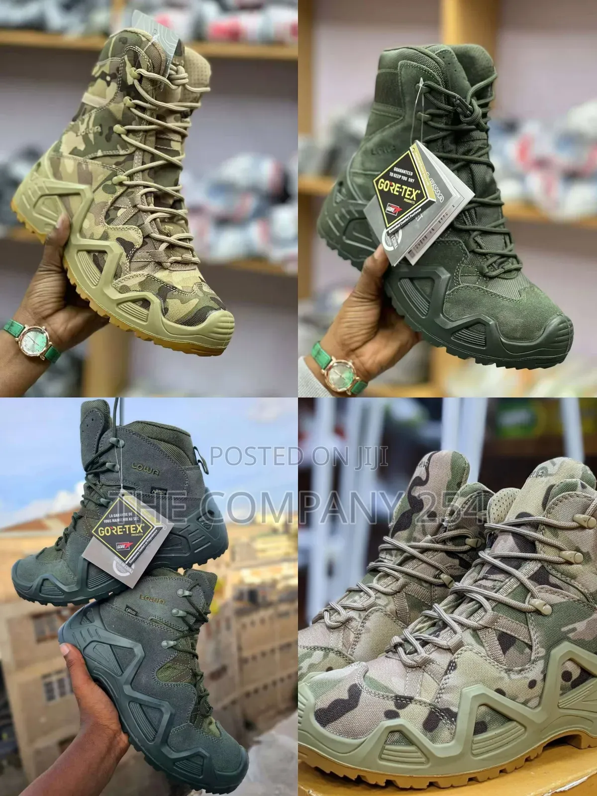 Quality Leather Military Casual Lowa Outdoor Boots Shoes