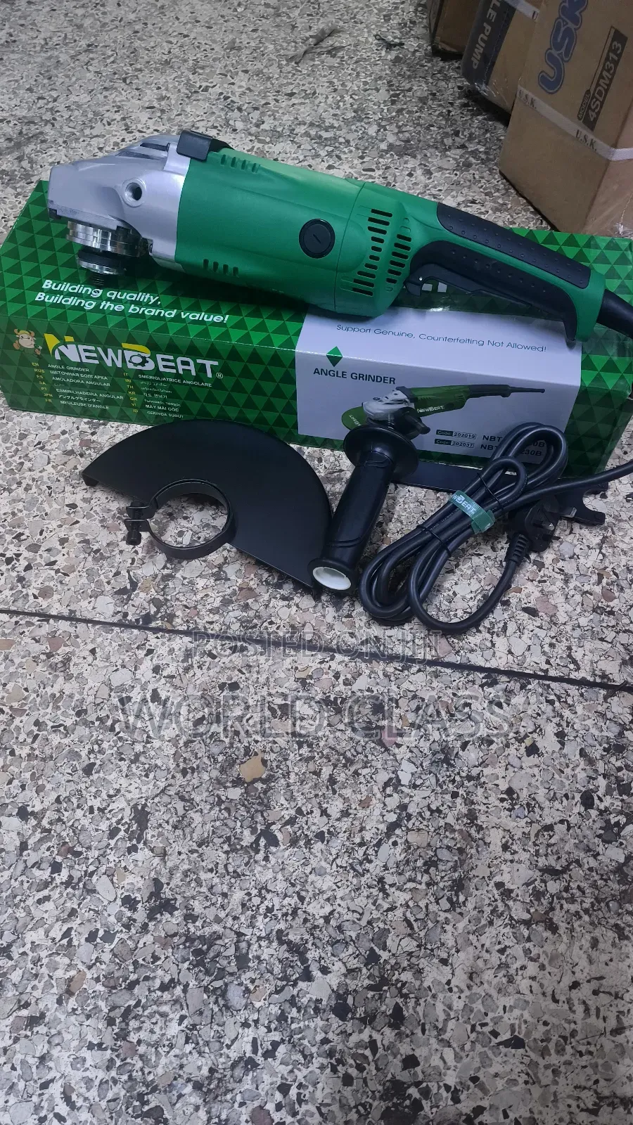 Industrial 9" Newbeat Angle Grinder