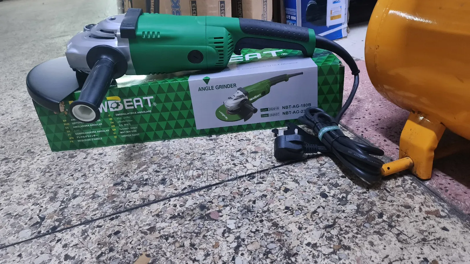 Industrial 9" Newbeat Angle Grinder